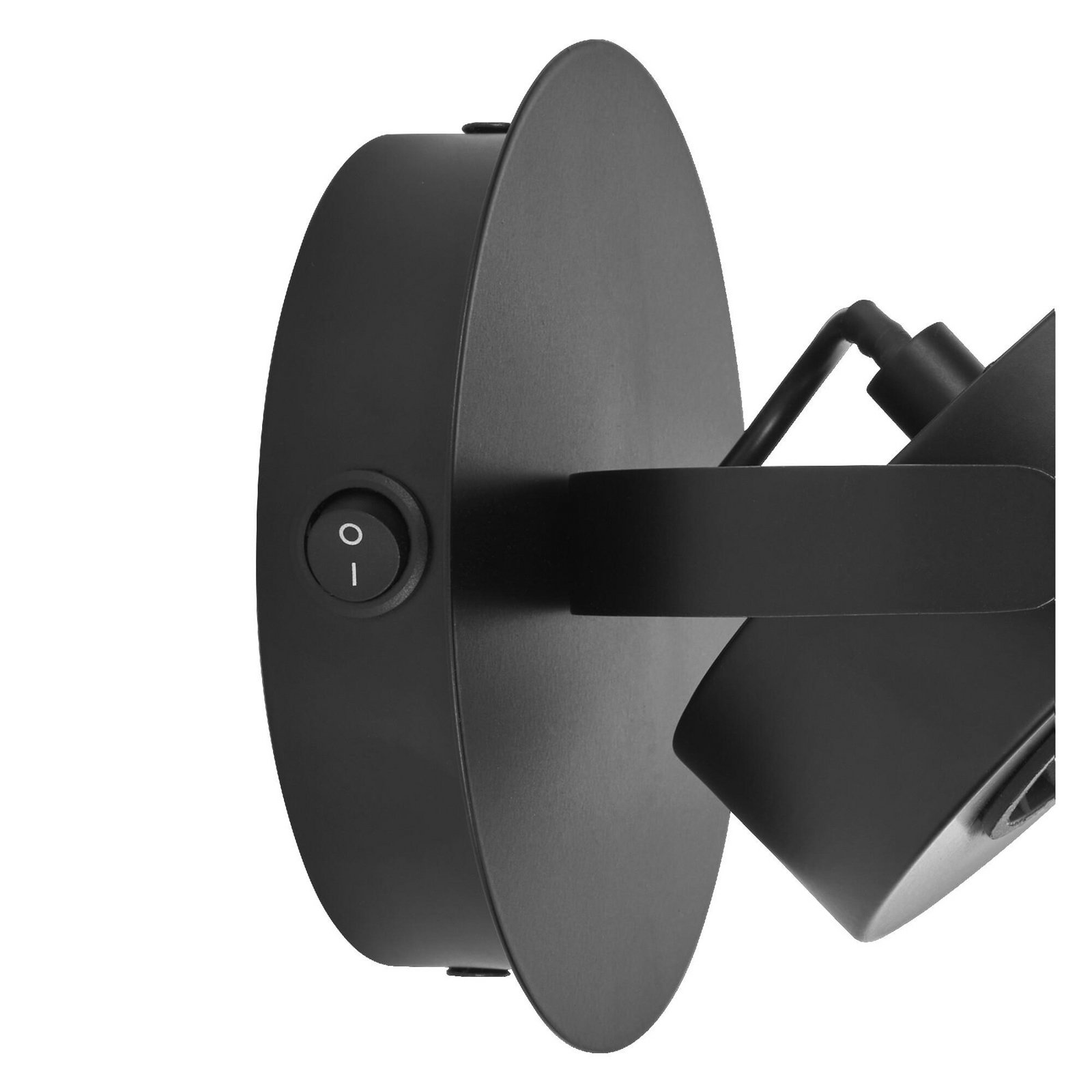 Faretto LED da parete OSRAM VENUS, nero, 1 lampadina. Metallo 3.000 K