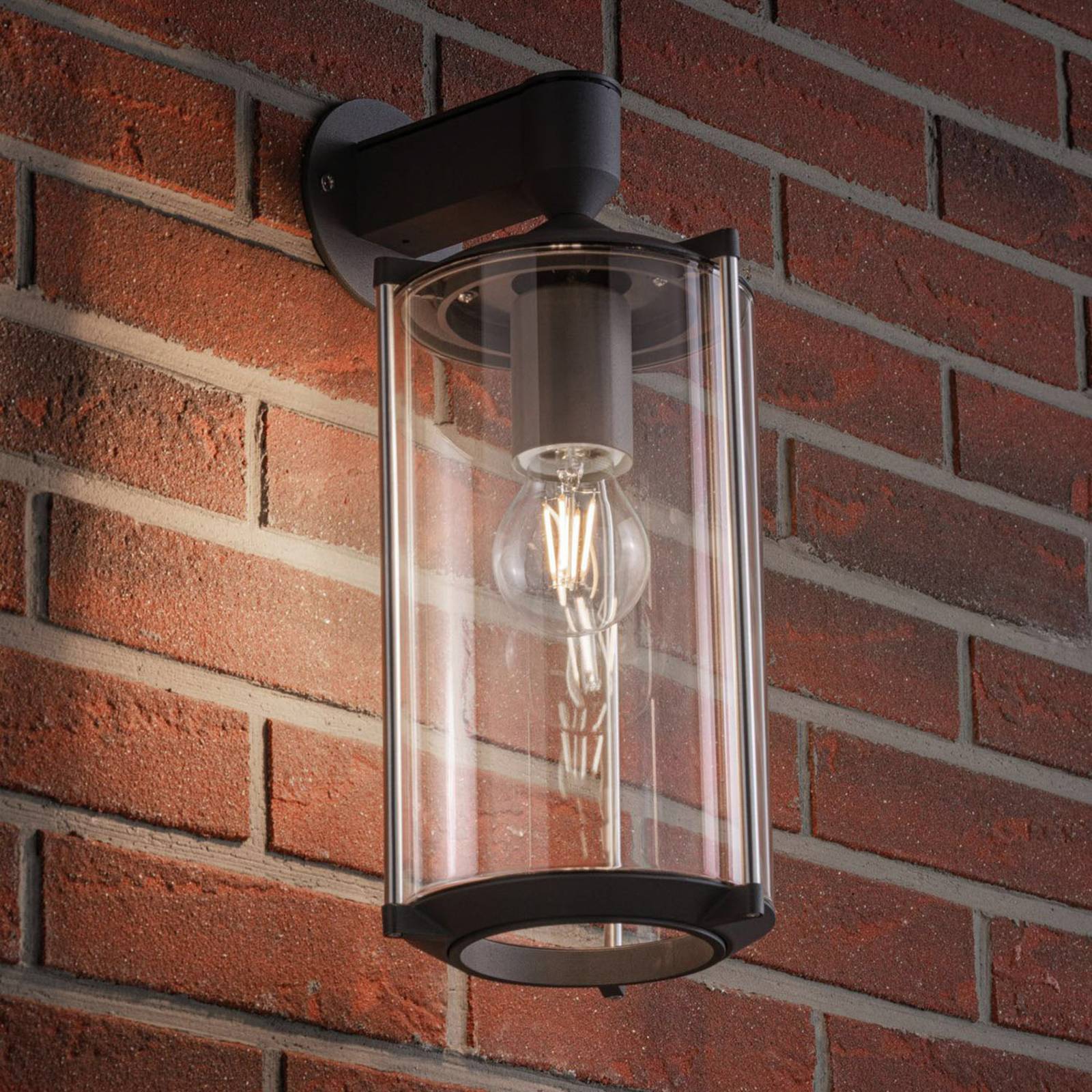 Paulmann klassik kültéri fali lámpa, magasság 36,5 cm