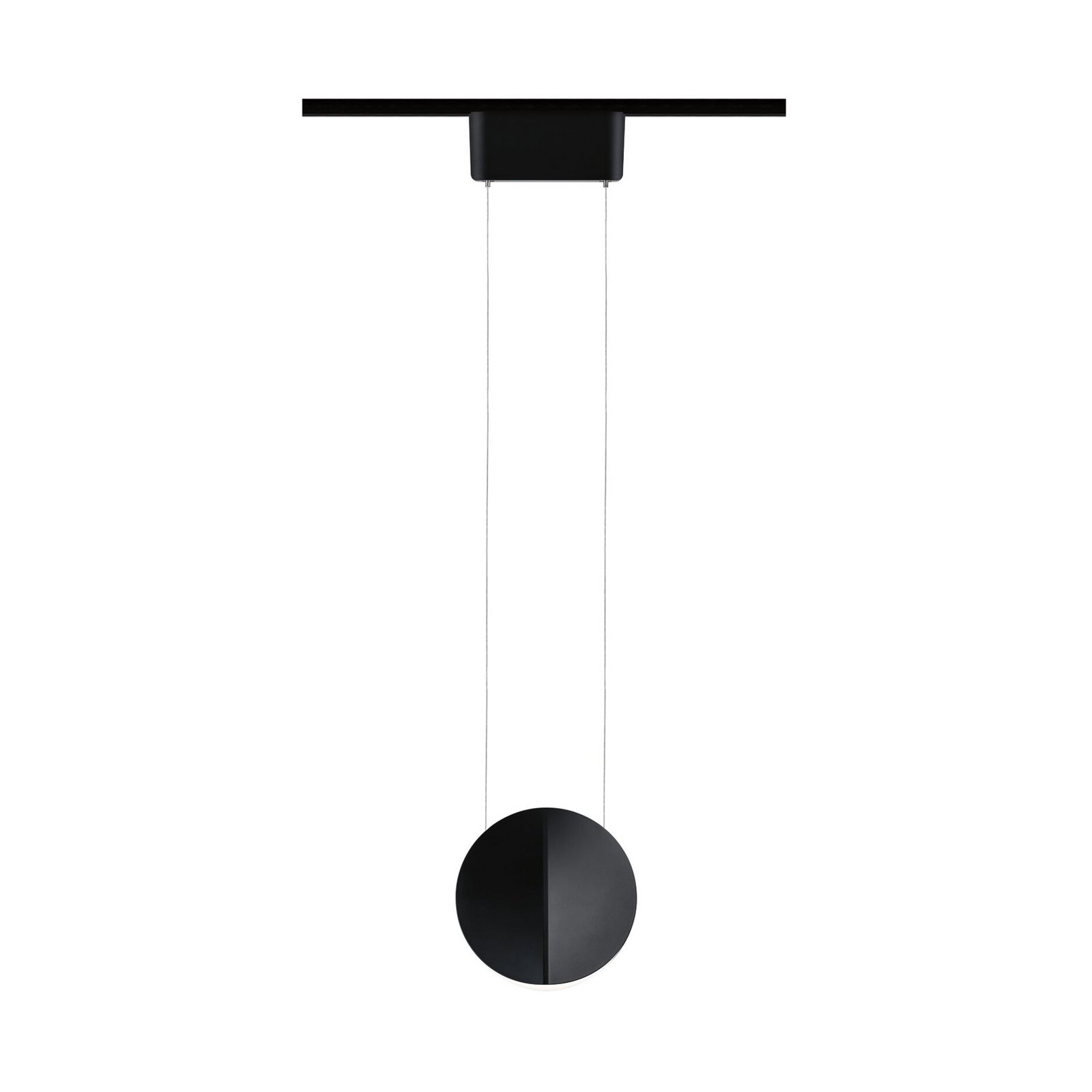 Paulmann URail pendant Alejandro black 4,000 K 3-step dimmable