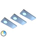 lot de 3 lampes sous meuble LED Tain avec Color Switch