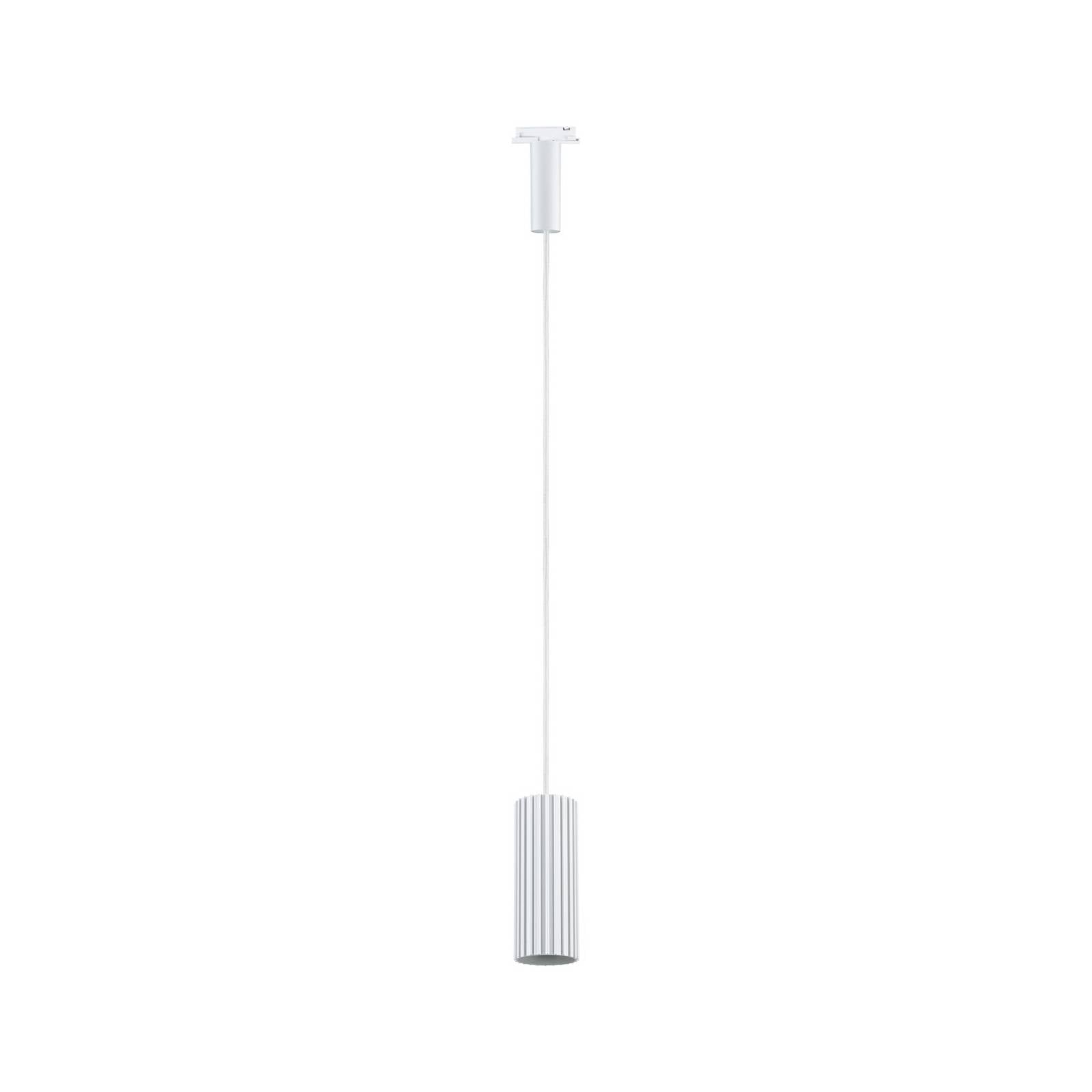 Paulmann URail Schienen-Hängelampe Lirena, weiß, Ø 6 cm GU10