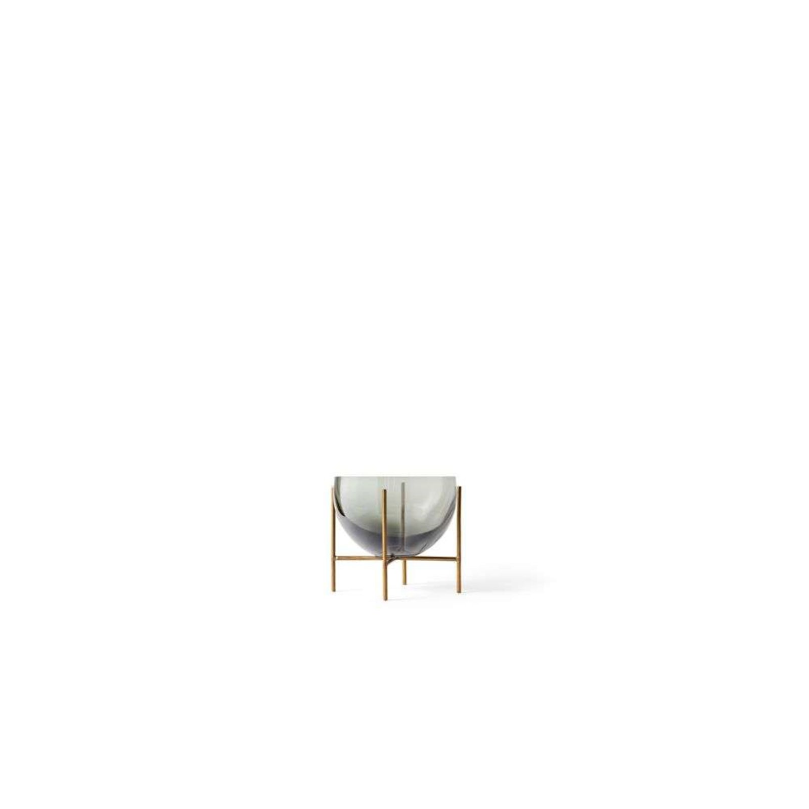 Echasse Bol Small Smoke/Brushed Brass - Audo Copenhagen