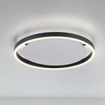 Plafonnier LED Ritus, Ø 39,3cm, anthracite