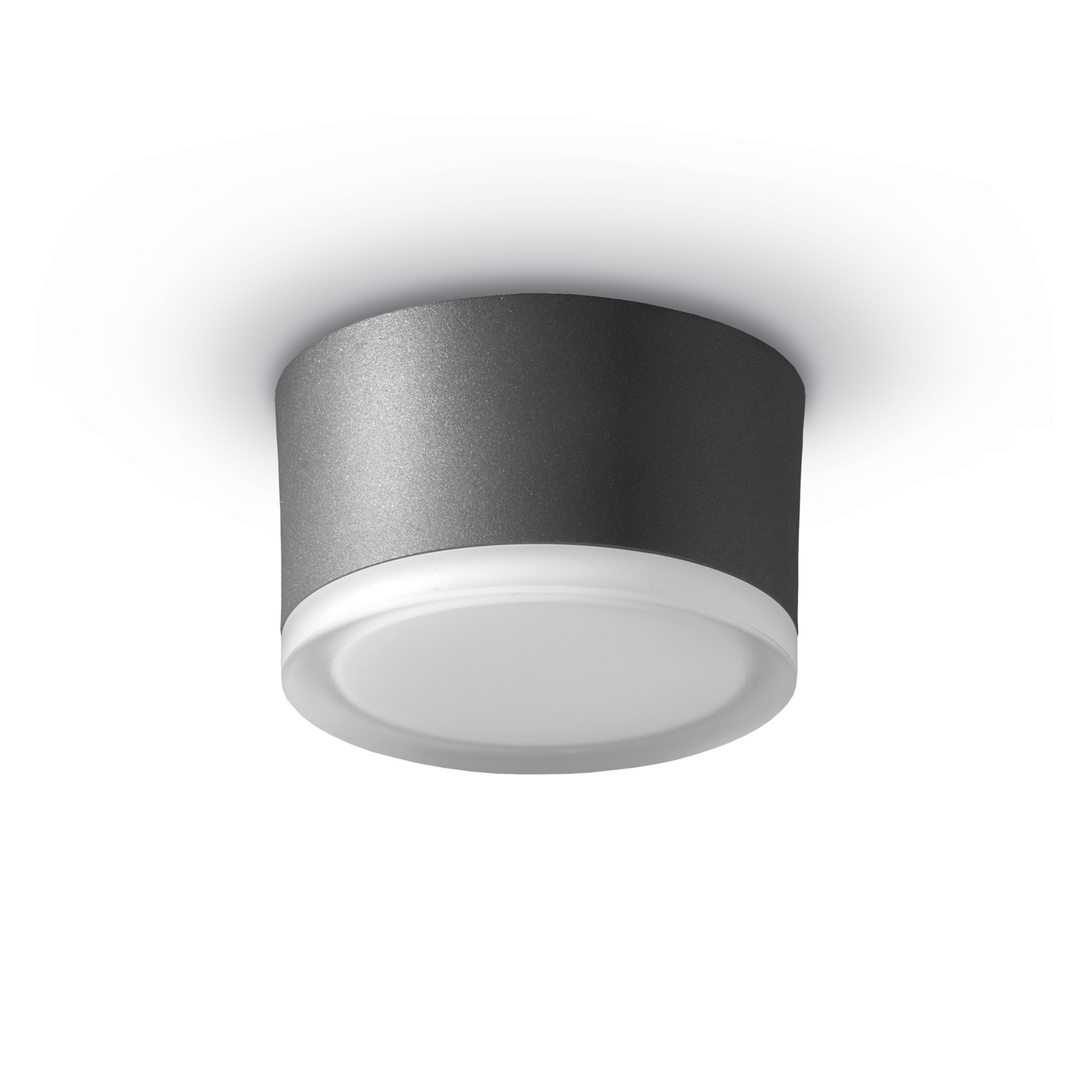 Lampa sufitowa LED 1420 do zastosowań zewnętrznych, grafitowa Ø 13 cm