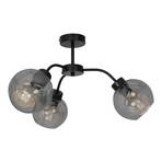 Lampa sufitowa Sofia, 3-pkt., szary dym