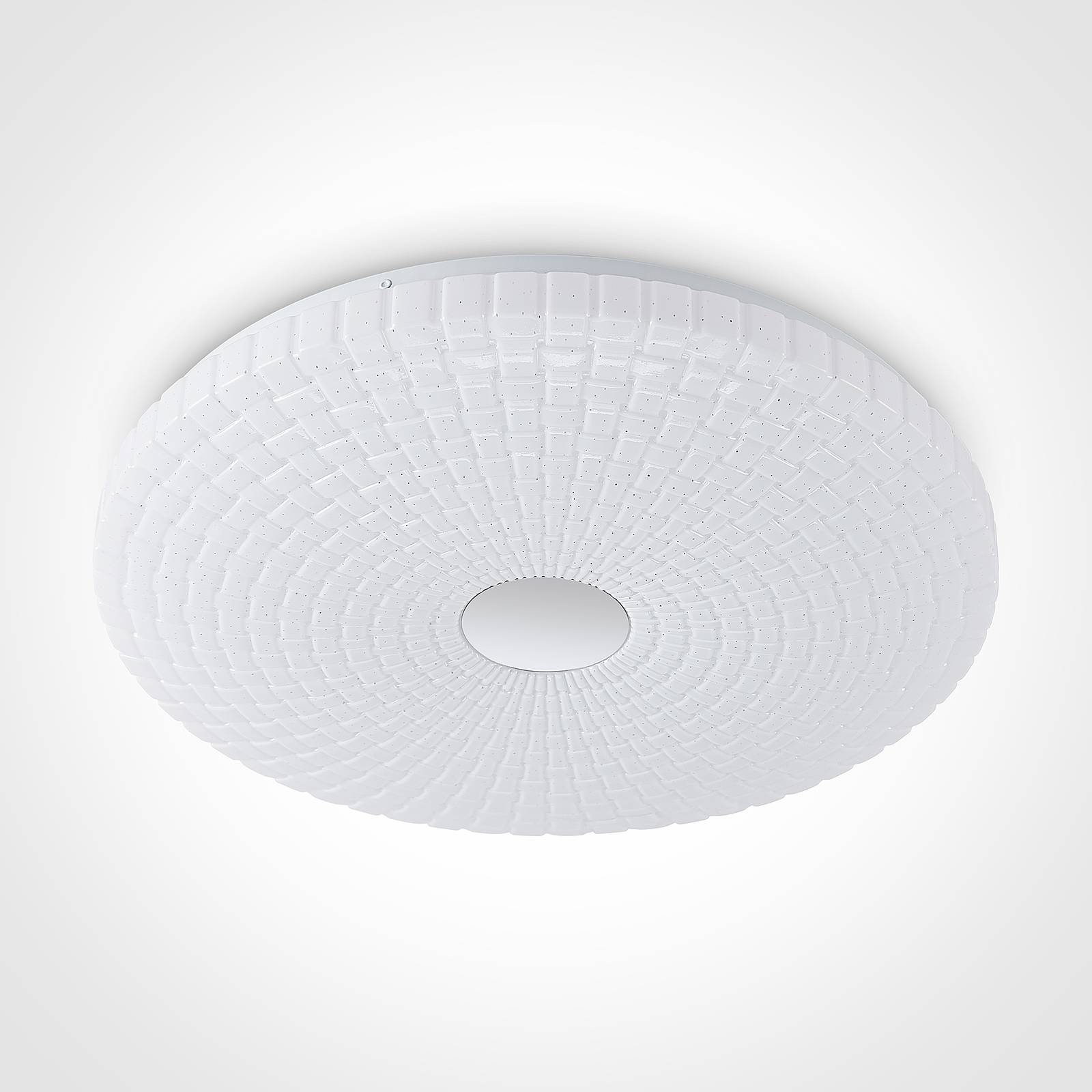 Lindby Smart lampa sufitowa LED Laubini, Tuya RGBW CCT 48 cm