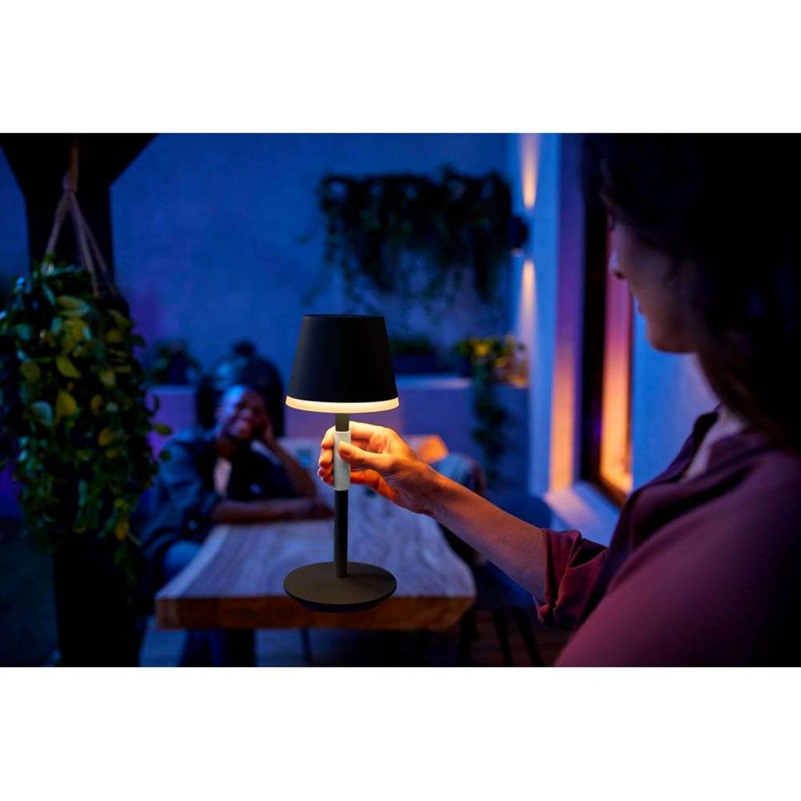 Hue Go Portable Lampă de Masă White&Color Amb. Black - Philips Hue