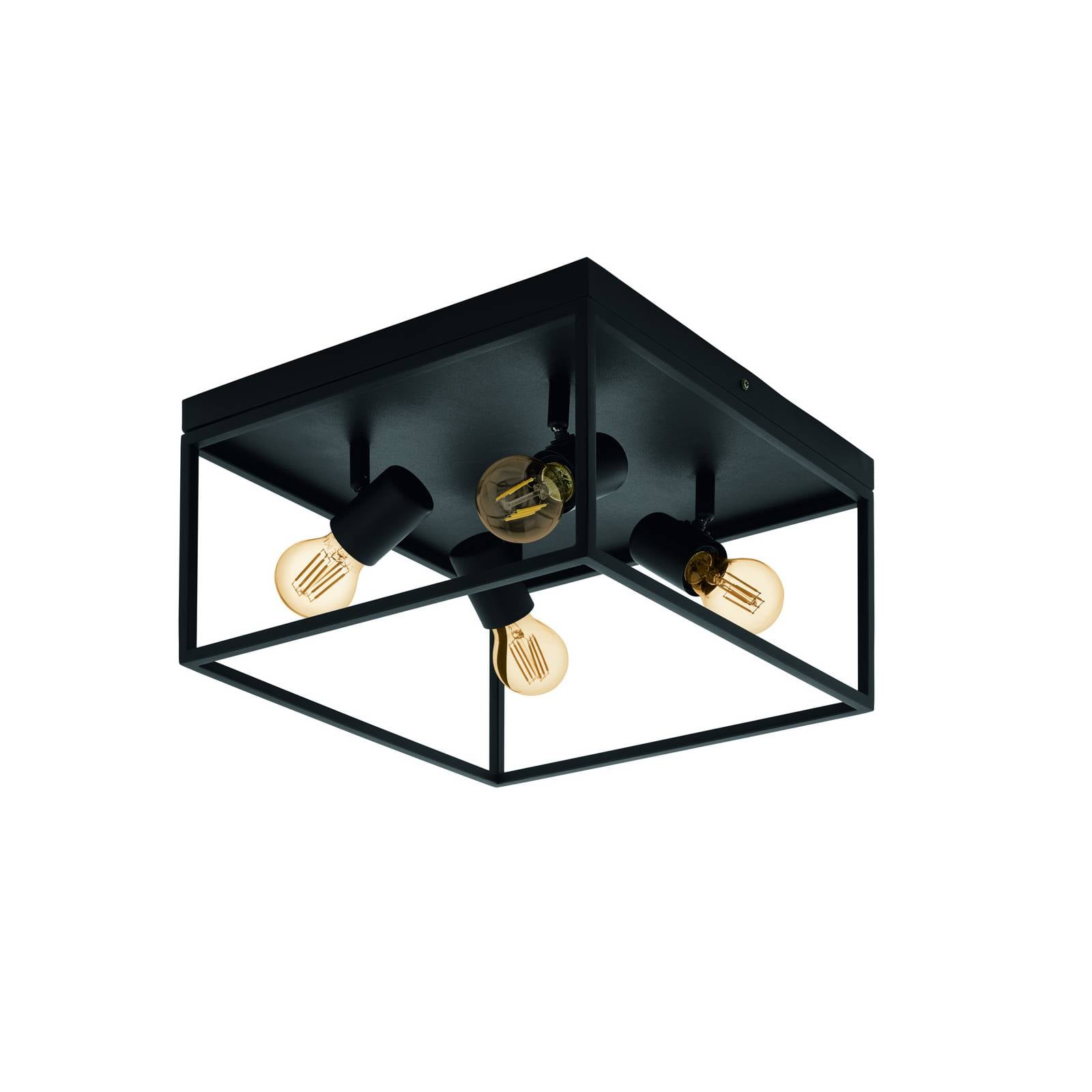 Deckenlampe Silentina vierflammig, 36x36cm