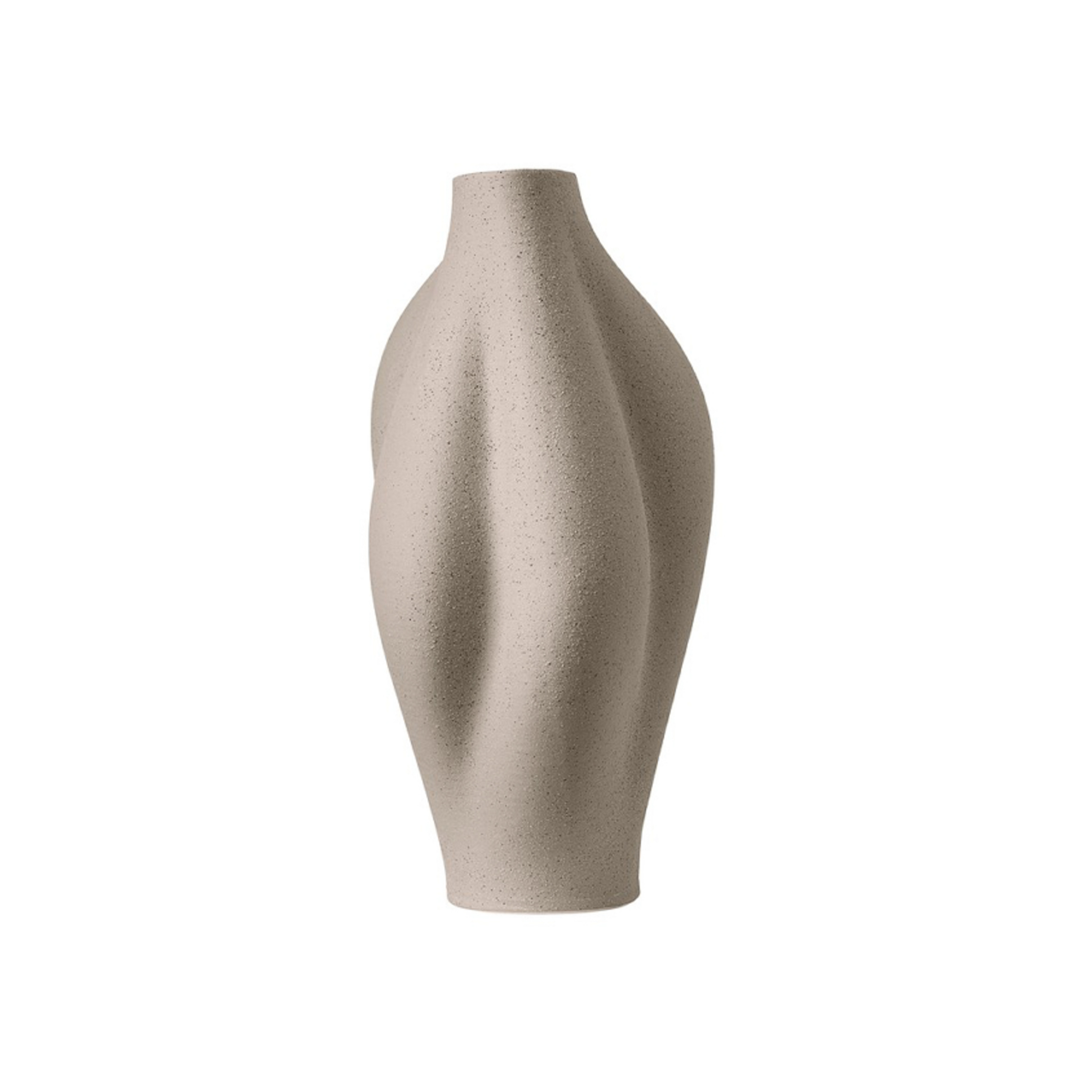 Vase Saltare, 35 cm, taupe, Keramik - AYTM