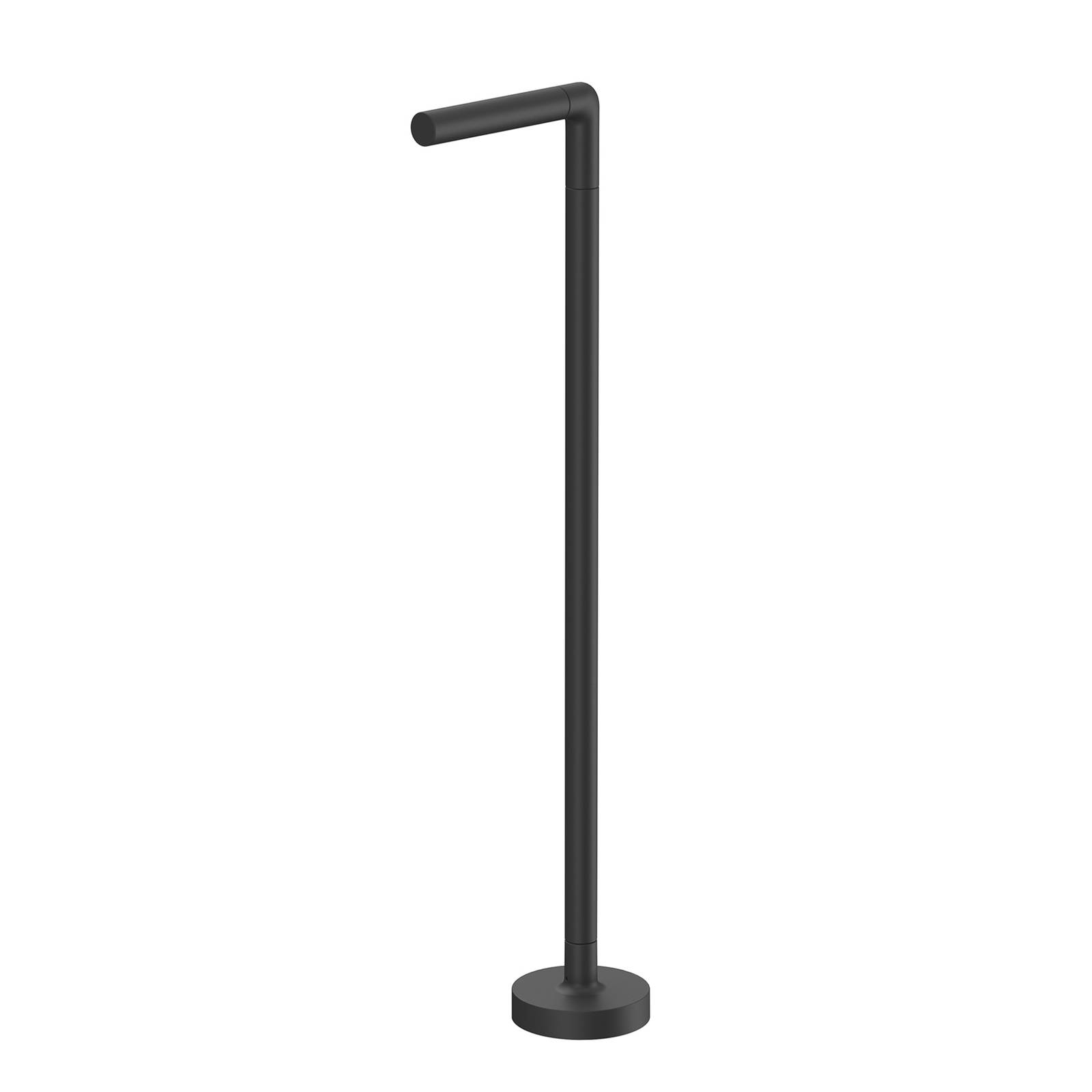 Flos FLOS Walkstick Pipe 2 path light, 2,700 K, black, aluminium, glass, 7 W, H: 93 cm