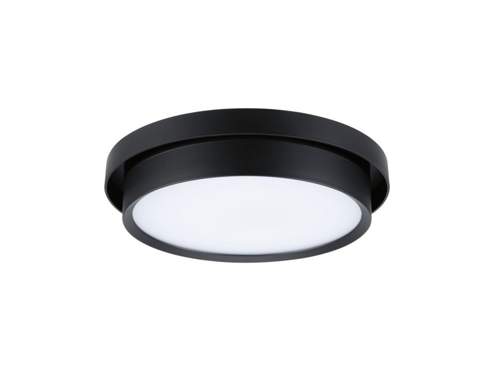 Malik LED Plafond 3-step Dim. Matt Svart - Paulmann