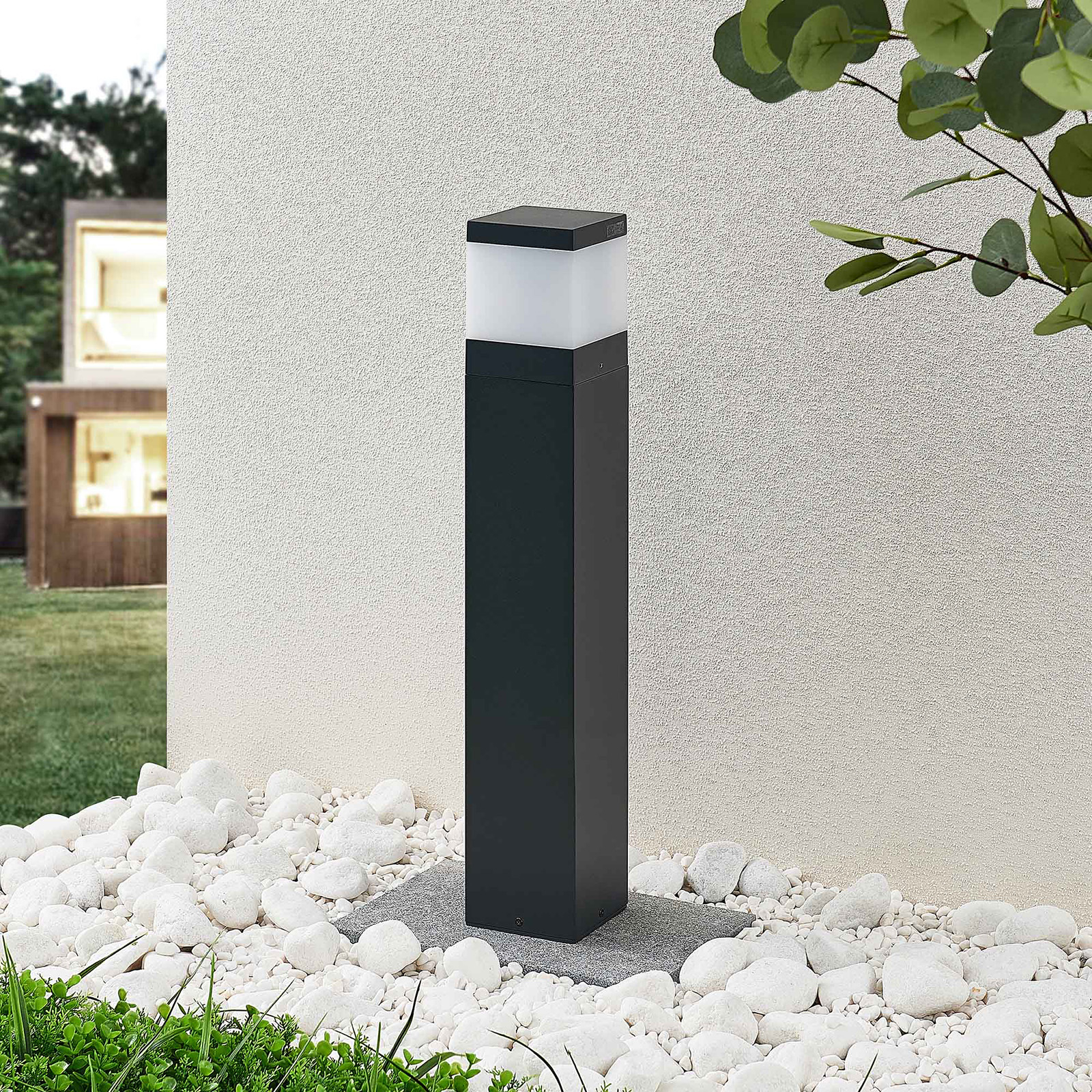 Litas Square LED Lámpara Jardín Dark Grey - Lindby