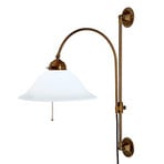 Rhodes - protruding brass wall light