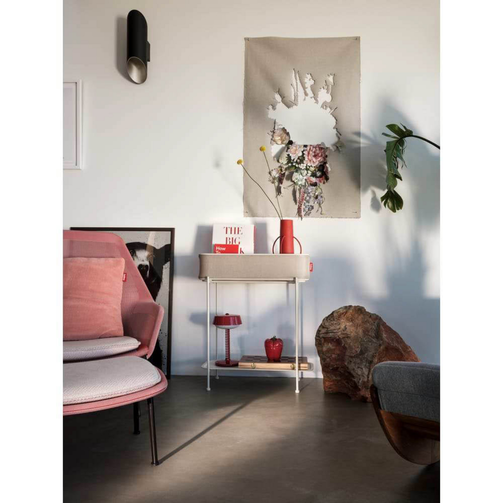 Adoreganizer Rangement/Table D'appoint Stripe Cacao - Fatboy®