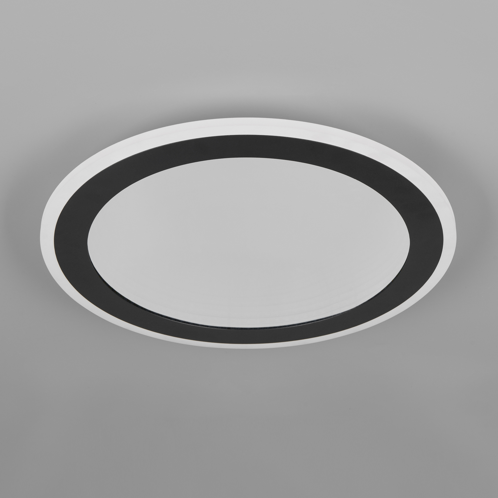 Plafoniera LED Glace, nero, CCT, dimmerabile, metallo Plafoniera LED Glace, nero, CCT, dimmerabile, metallo