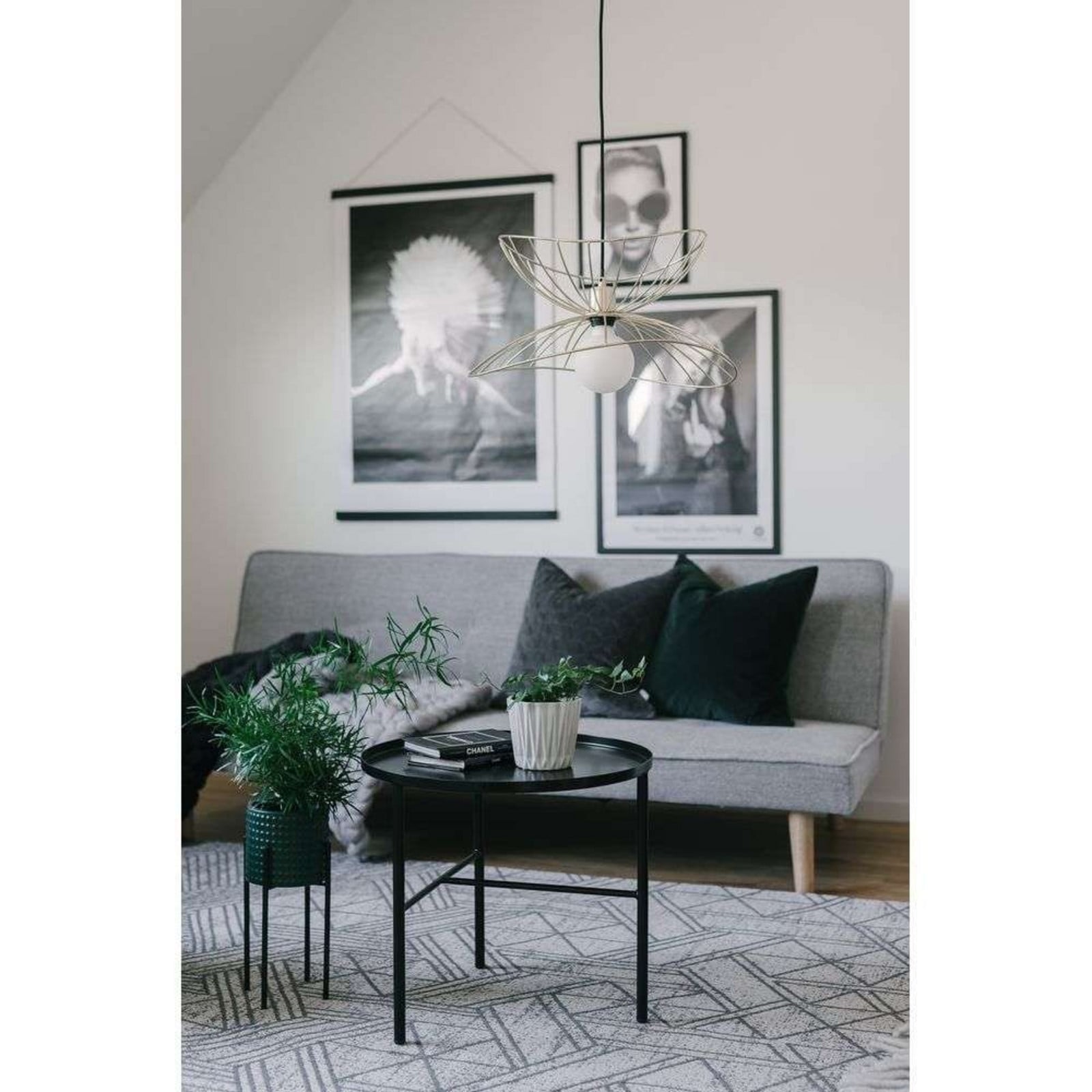 Ray 45 Taklampa M&auml;ssing Globen Lighting - Matsal - Metall