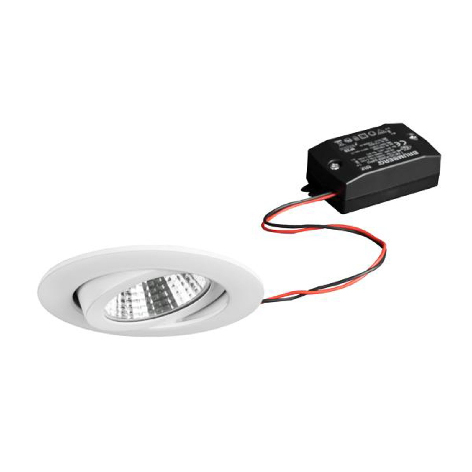 BRUMBERG BB03 downlight not dimmable, glossy white