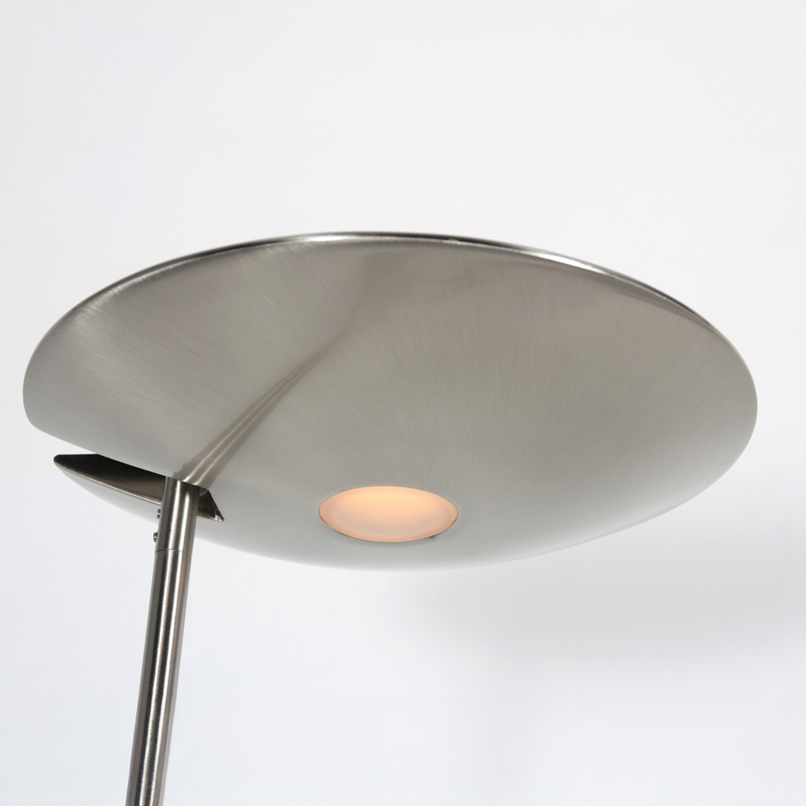Lampa LED oświetlająca sufit Daphne 2 + – lampka do czytania, stal, CCT, zdalne Lampa LED oświetlająca sufit Daphne 2 + – lampka do czytania, stal, CCT, zdalne