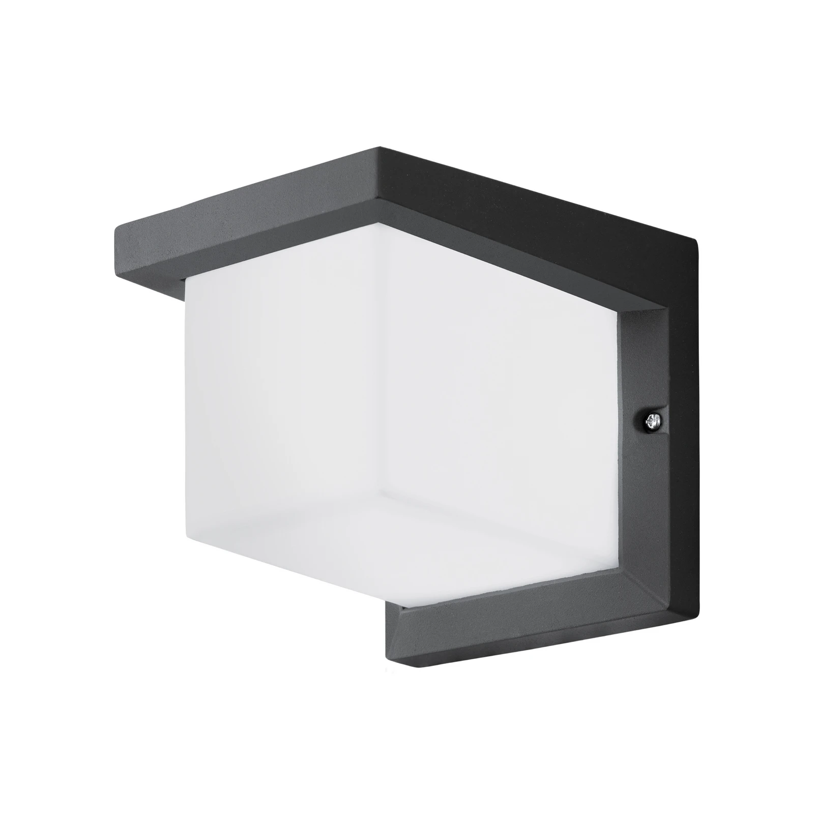 Kubformad LED-utomhusvägglampa Desella