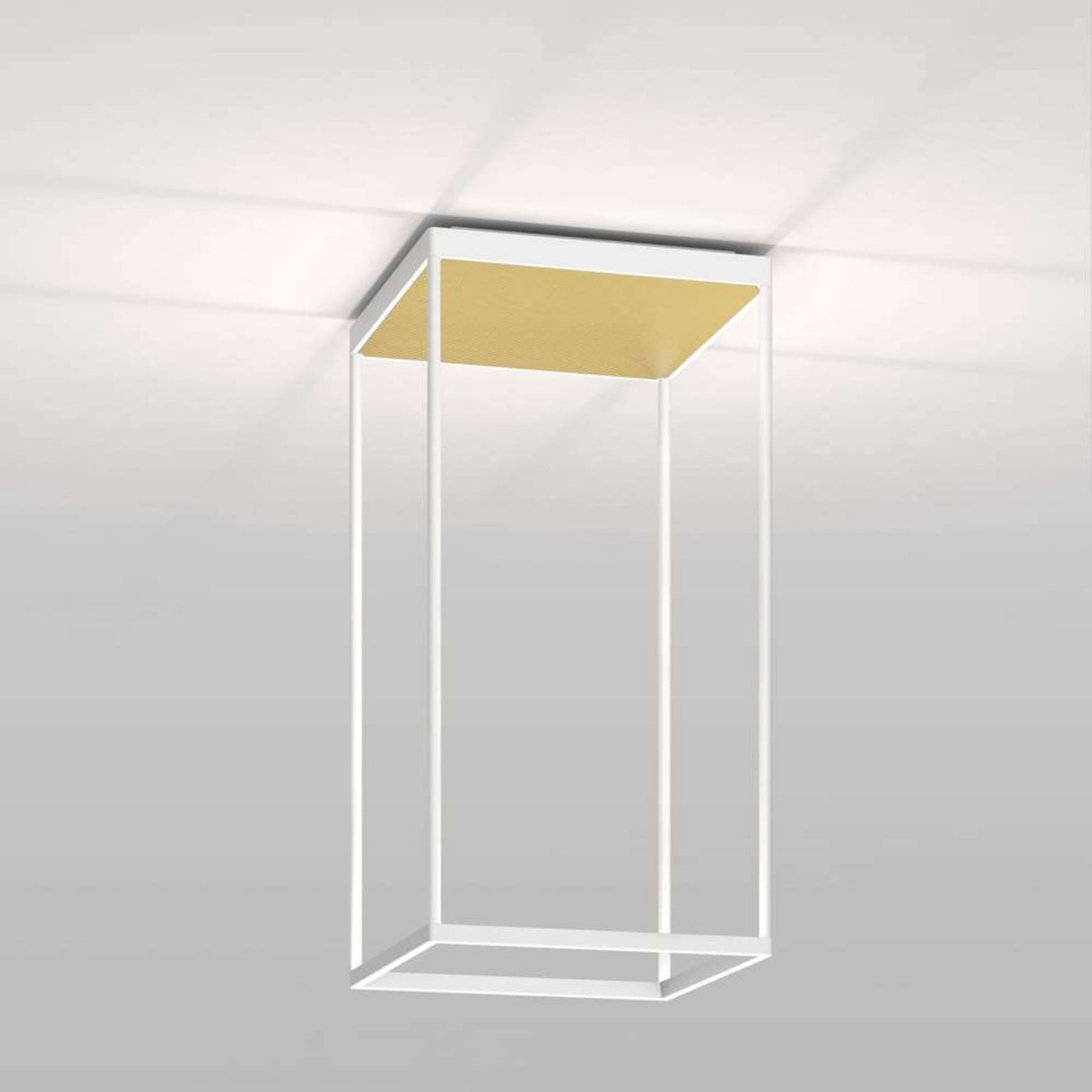 Reflex 2 LED-loftlampe, guld/hvid, 65 cm Serien Lighting - Stue - Aluminium