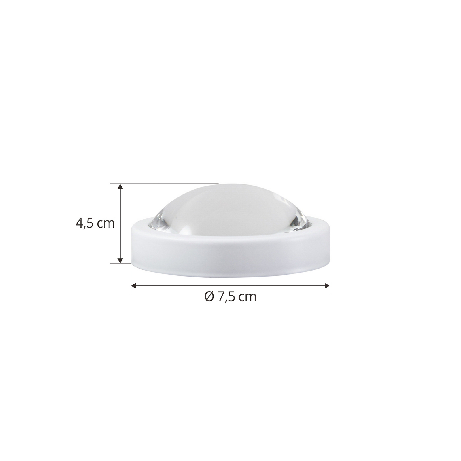 Lindby LED-lamppu, GX53 4,8 W, 4 200 K, valkoinen, Ø 7,5 cm