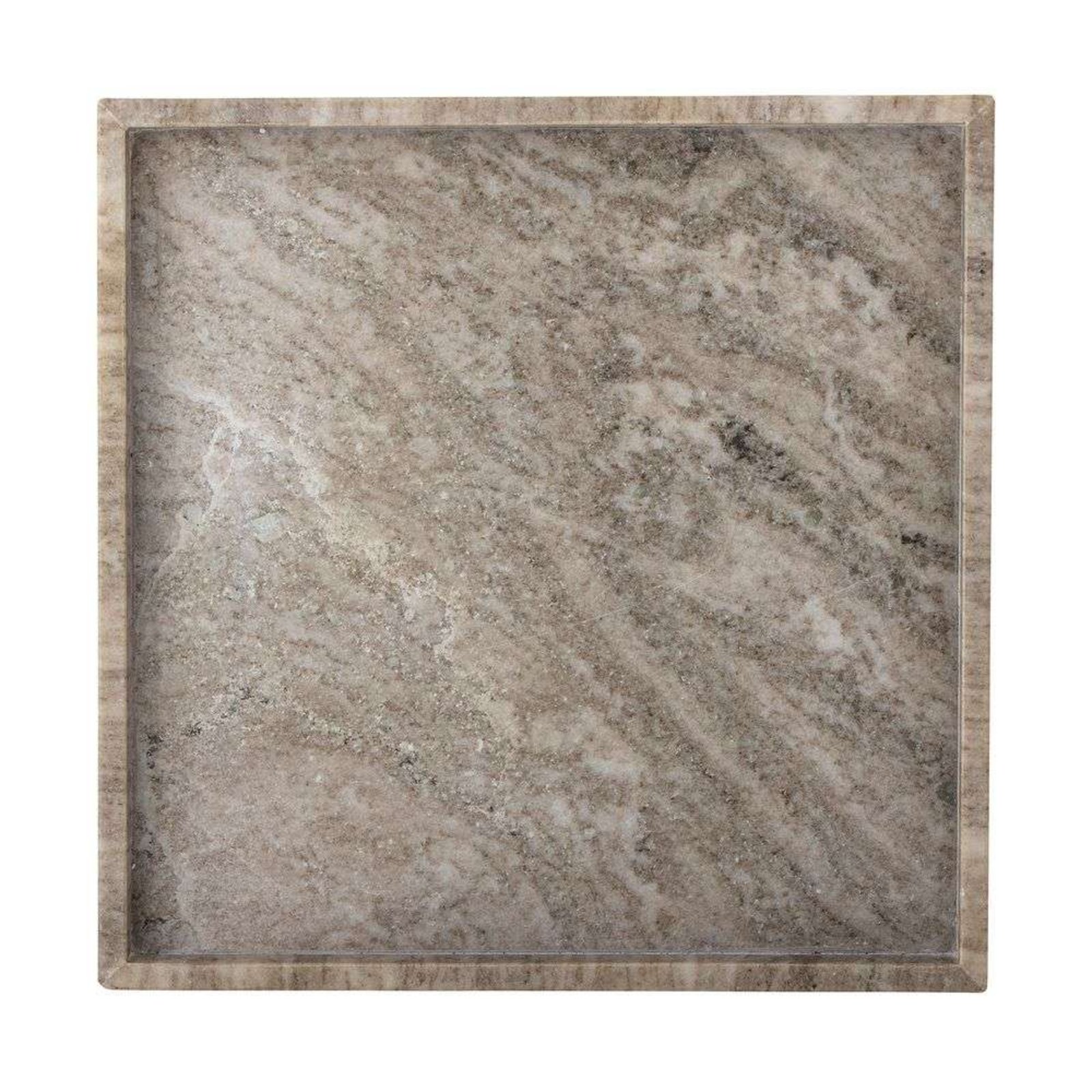 Majsa Tray L35 Brown Marble - Bloomingville