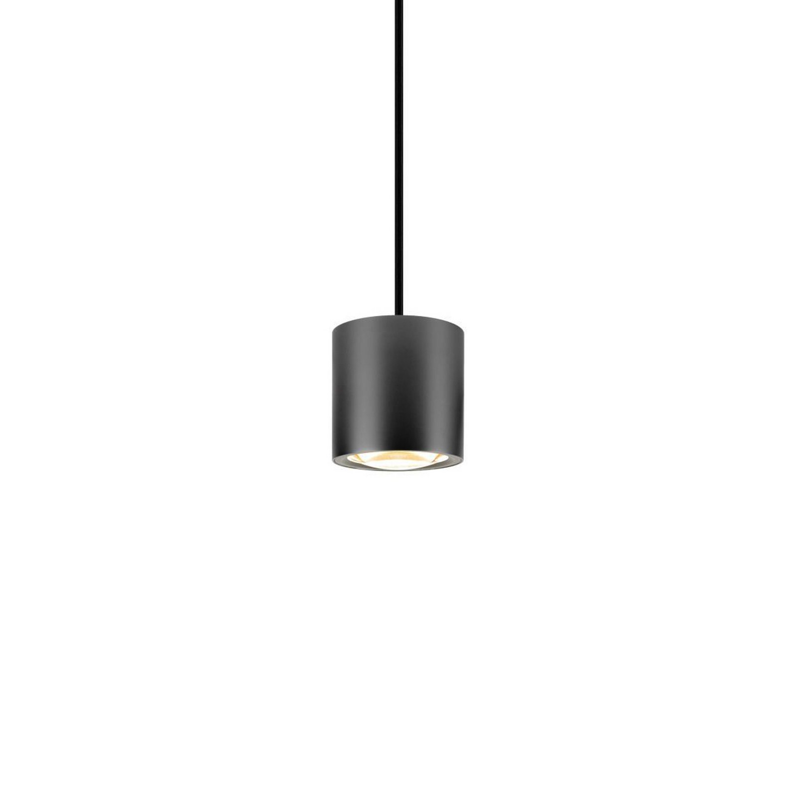 SLV Żyrandol LED Oculus, brązowy, Ø 9 cm, ściemniany do ciepłego światła