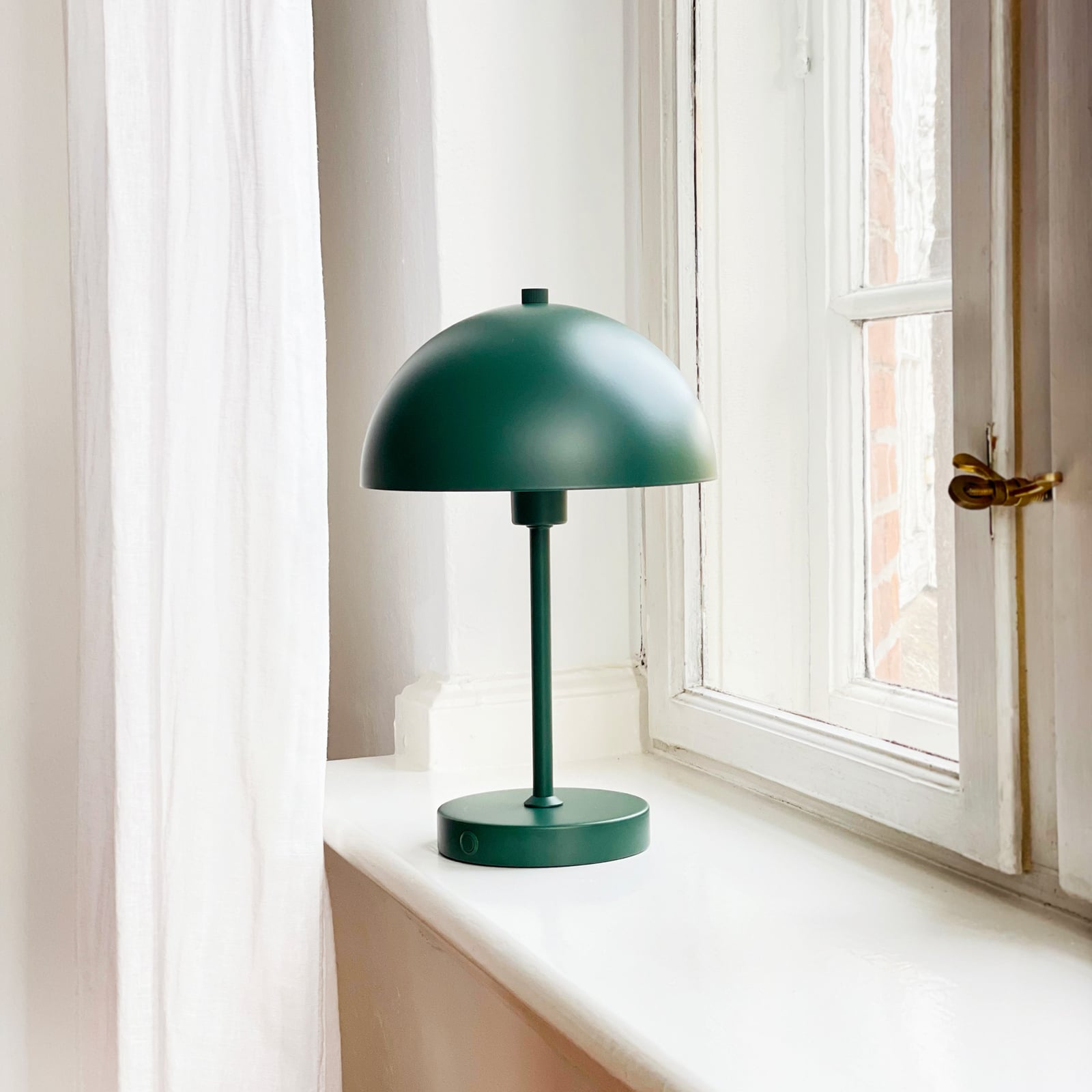 Stockholm LED table lamp, dark green - Dyberg Larsen