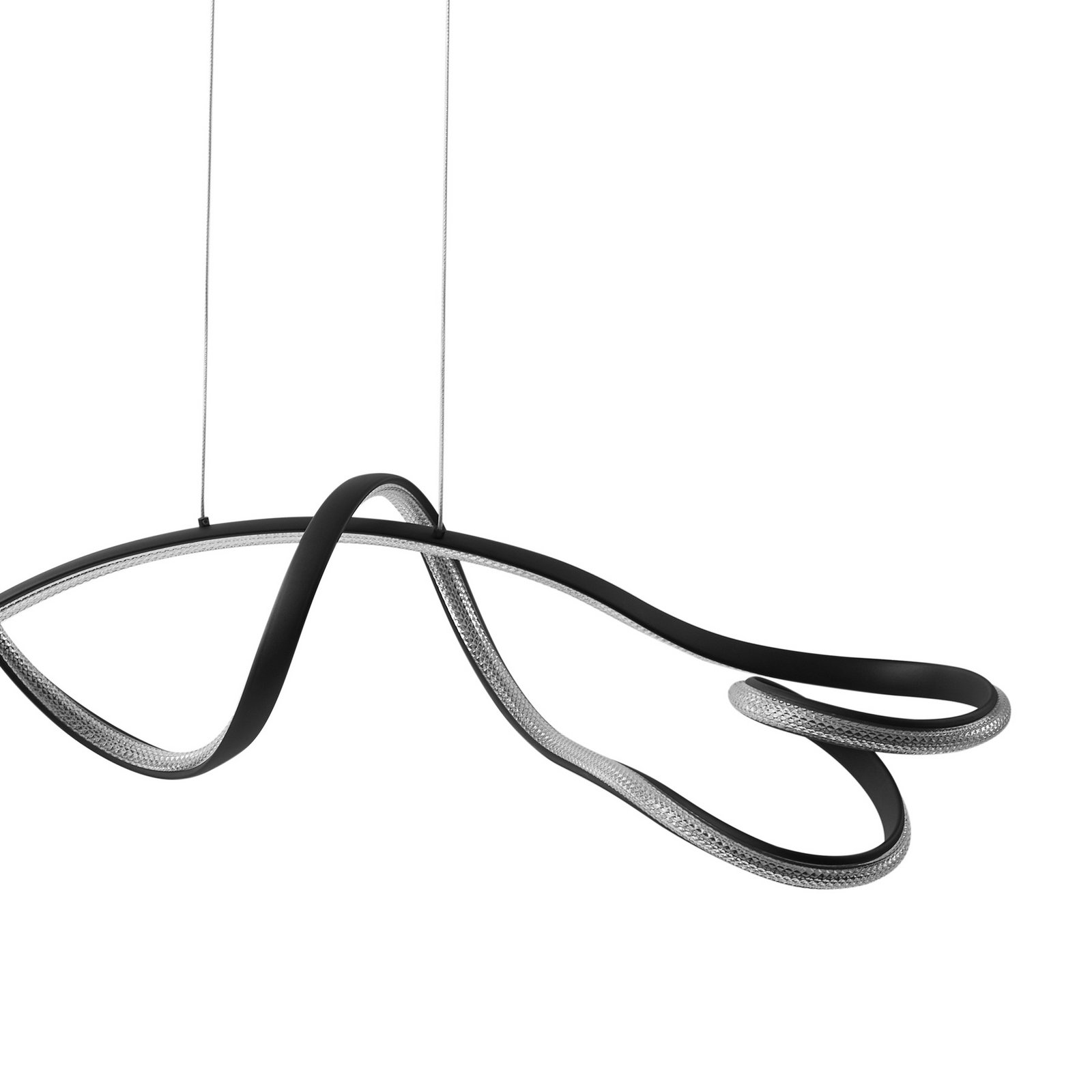 Rodado LED Pendelleuchte Schwarz - Lucande