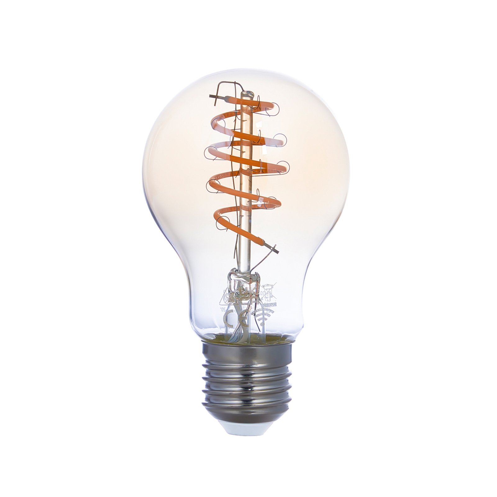LUUMR Smart ampoule LED A60 E27 ambre 4,9W Tuya WLAN