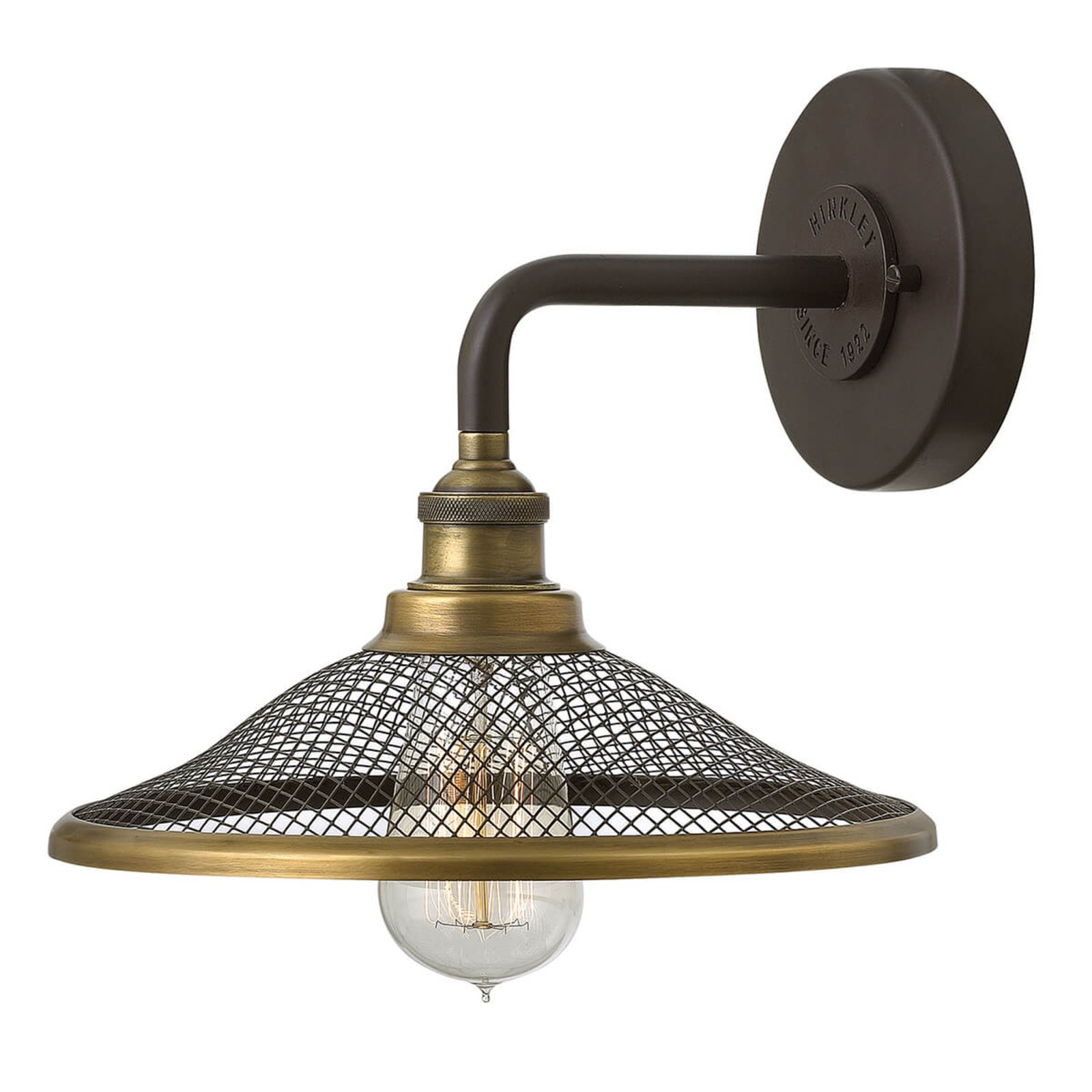 Industrial style wall light Rigby