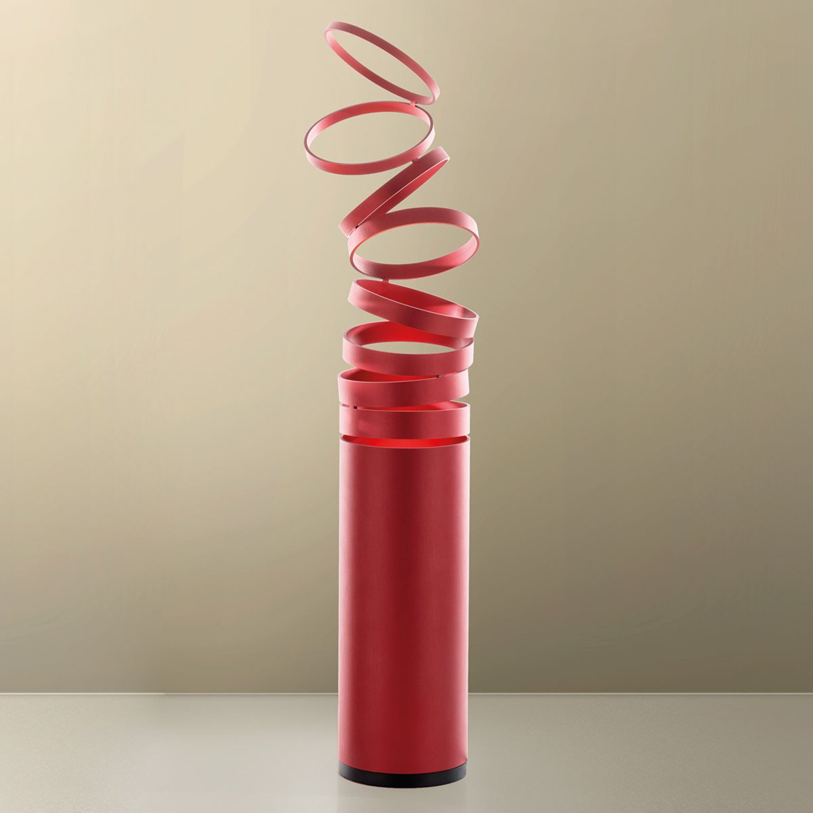 Artemide Decomposé lámpara de mesa, rojo