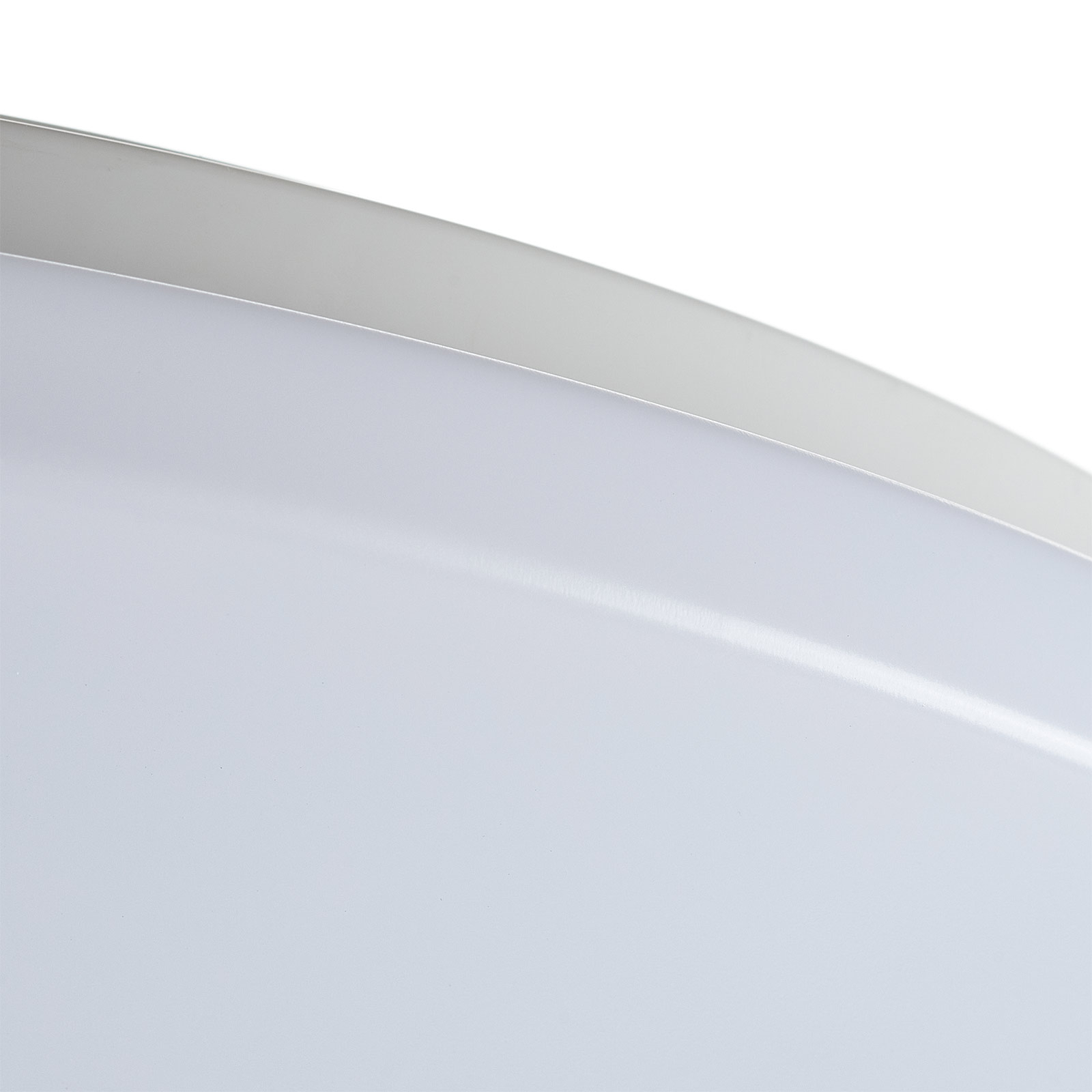 Pollux LED ceiling lamp, Ø 27 cm, plastic, motion detector