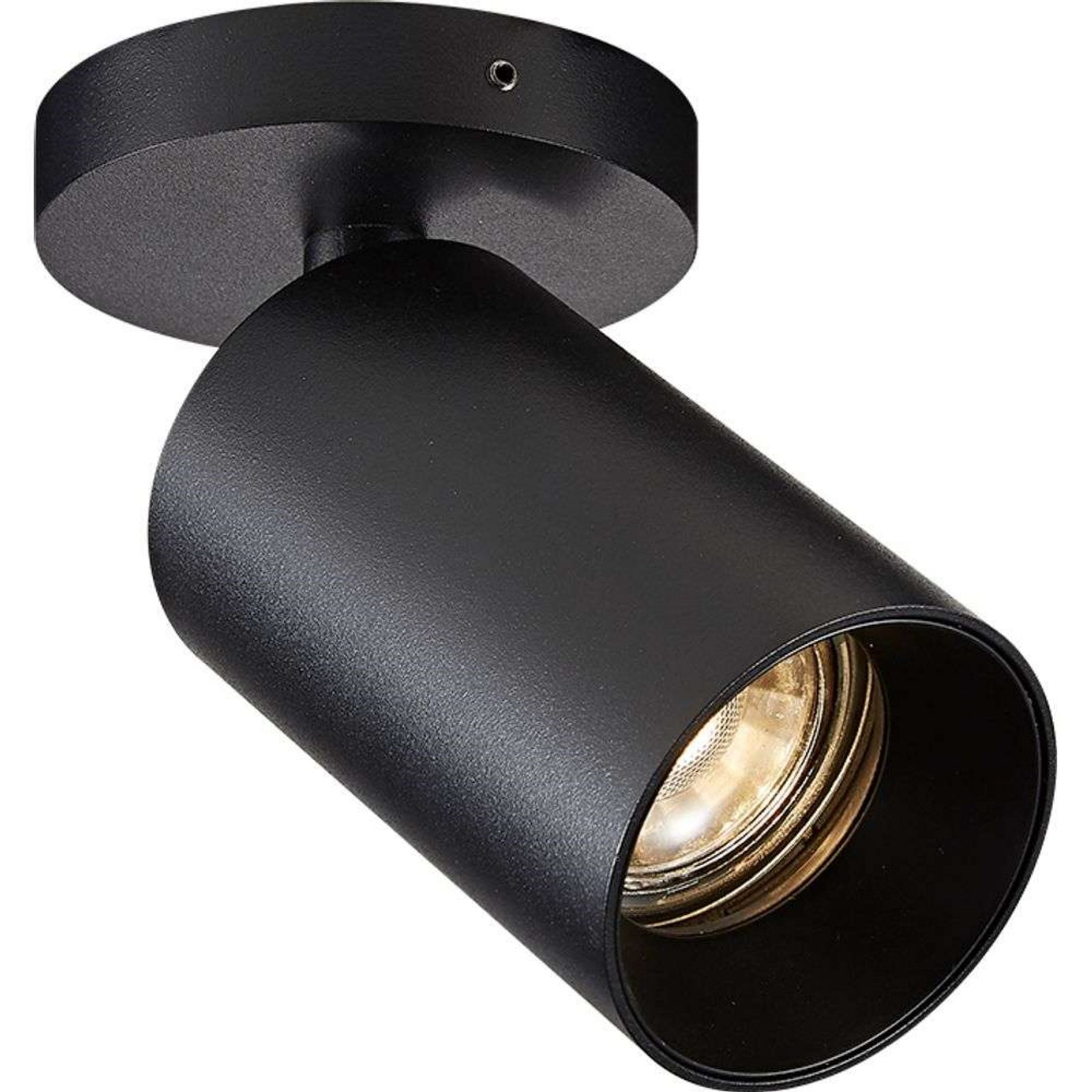 SpotOn Circle1 Applique da Parete/Soffitto Nero - Antidark