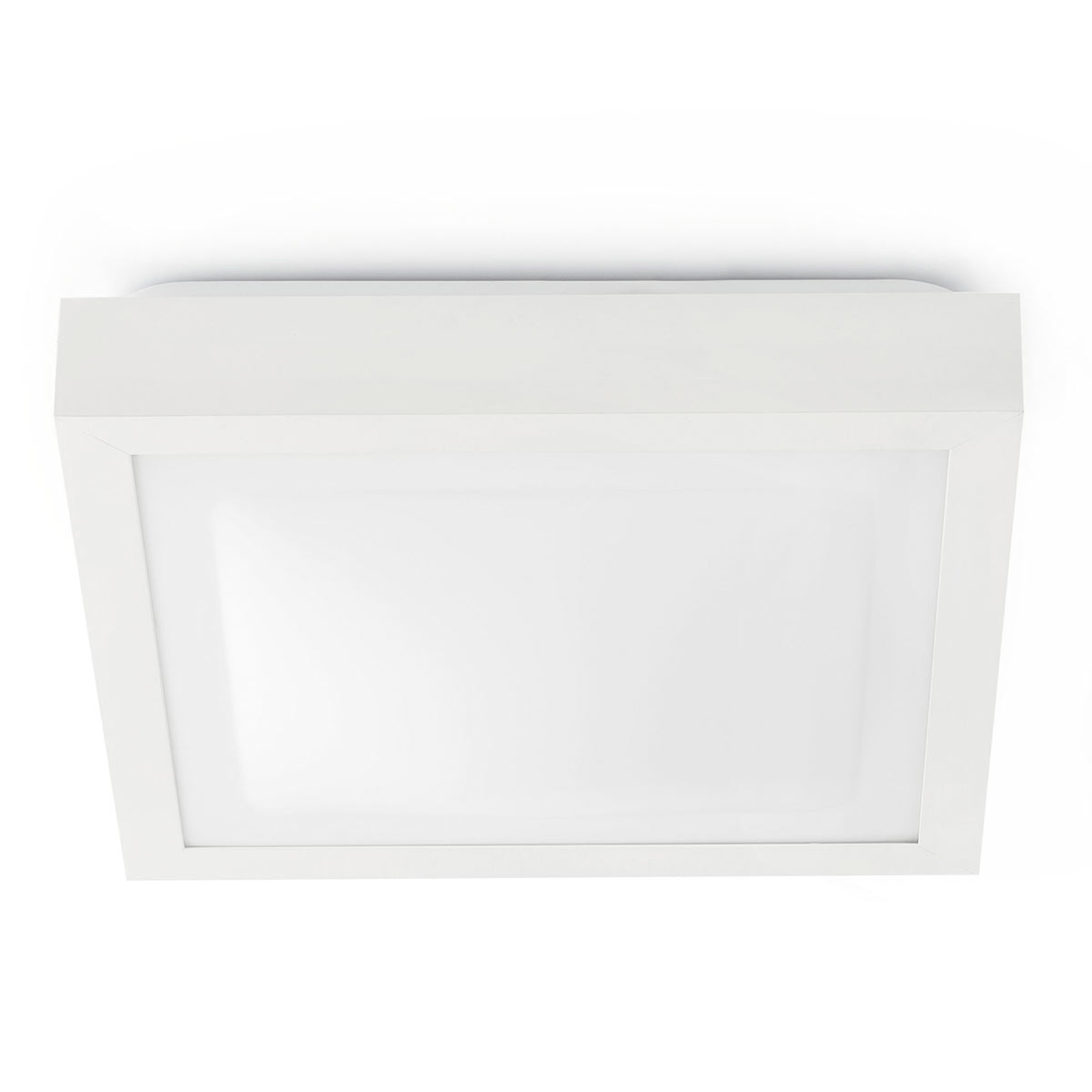 Kúpeľňové stropné svietidlo Tola, 32 x 32 cm biela