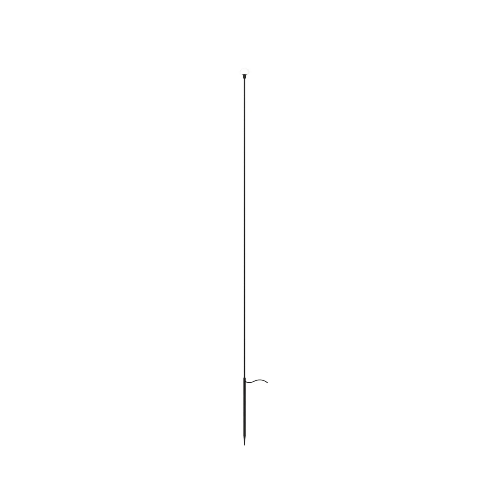 Karman LED-zemeljska svetilka MINUIT, višina 160 cm, črna, IP65