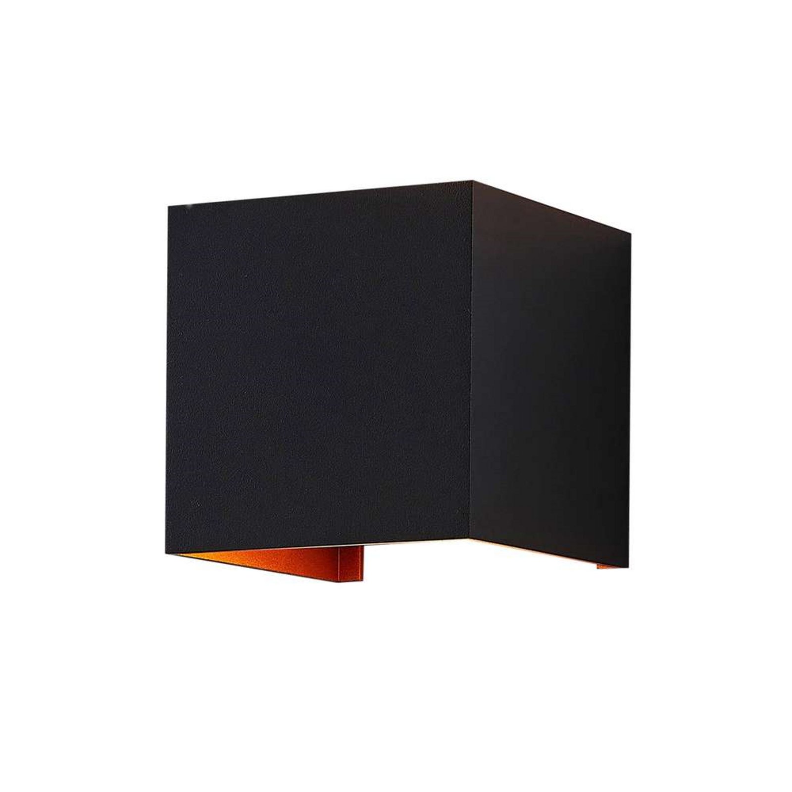 Zuzana Aplique de Pared Square Black/Gold - Arcchio