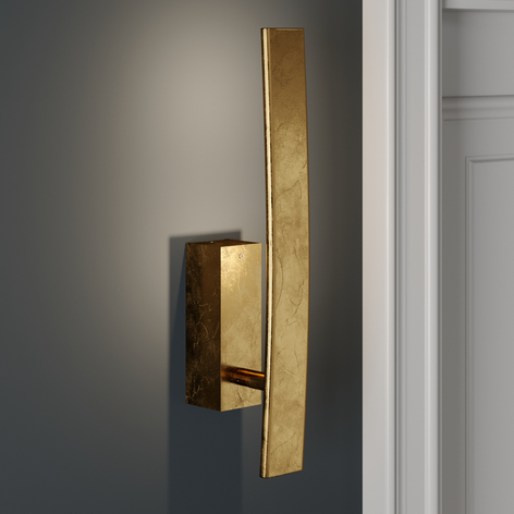 Goldene LED-Wandleuchte Xalu