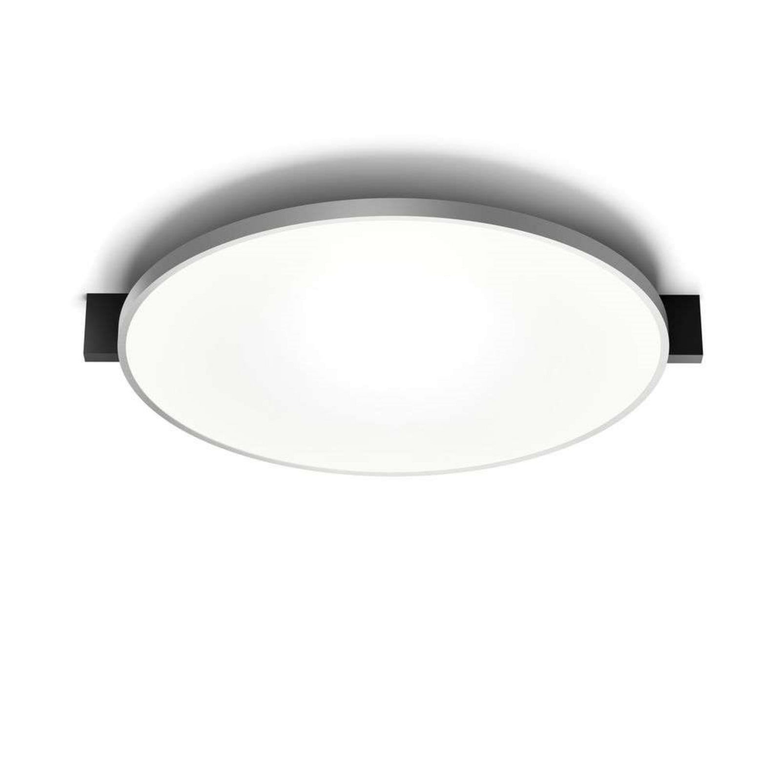 Inlay Round C3 taklampa, svart/silver LIGHT-POINT - Sovrum - Aluminium | Produkter - Plafonder | Lampspecialisterna