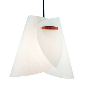 Lámpara colgante de diseño blanca IRIS