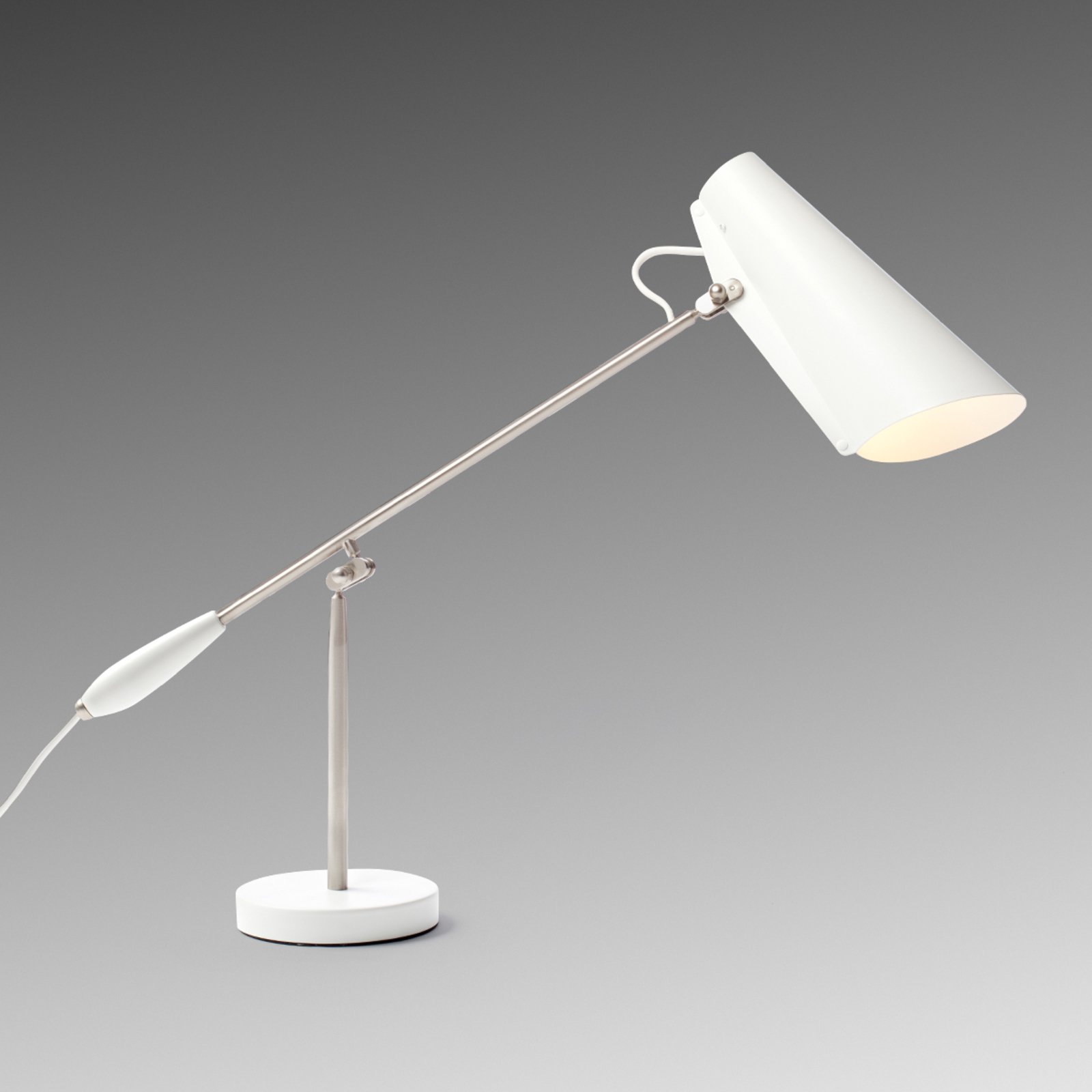 Birdy Table Lamp White/Chrome - Northern