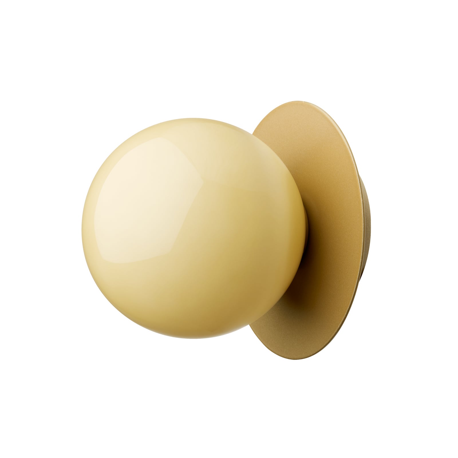 Liila 1 Medium -seinälamppu, kulta/hunajakeltainen, IP44, G9 - Nuura Liila 1 Medium -seinälamppu, kulta/hunajakeltainen, IP44, G9 - Nuura