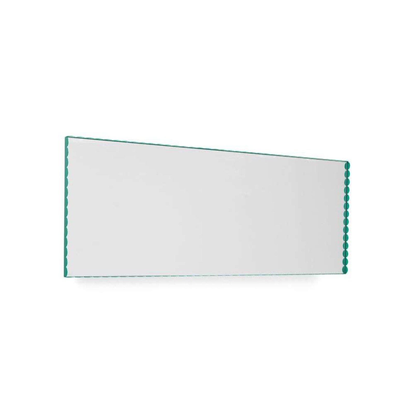 Arcs Mirror Rectangle M Green - HAY