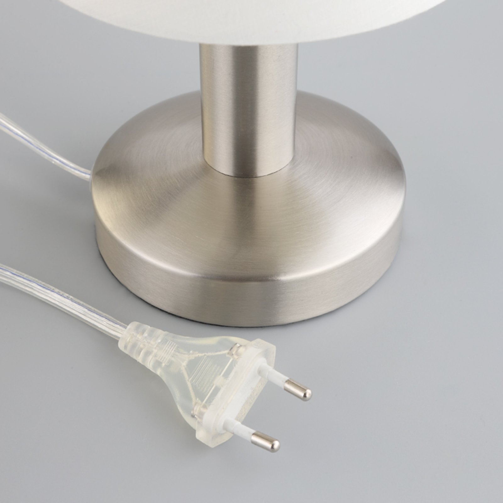 Hanno Table Lamp White/Nickel - Lindby