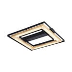 Rilas LED ceiling light, square, 46 x 46 cm