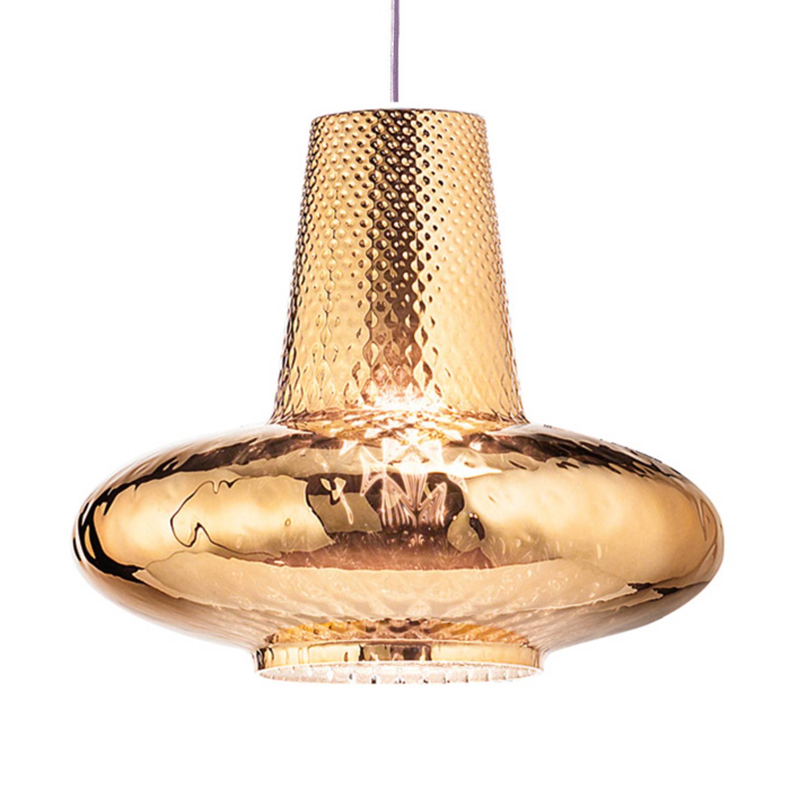 AILATI Hängelampe Giulietta 130 cm altgold metallic