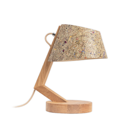 ALMUT 1411 Tischlampe geschwungen Ø23cm Almwiese