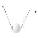 LUMINA Perla pendant light with glass ball, Ø 28 cm