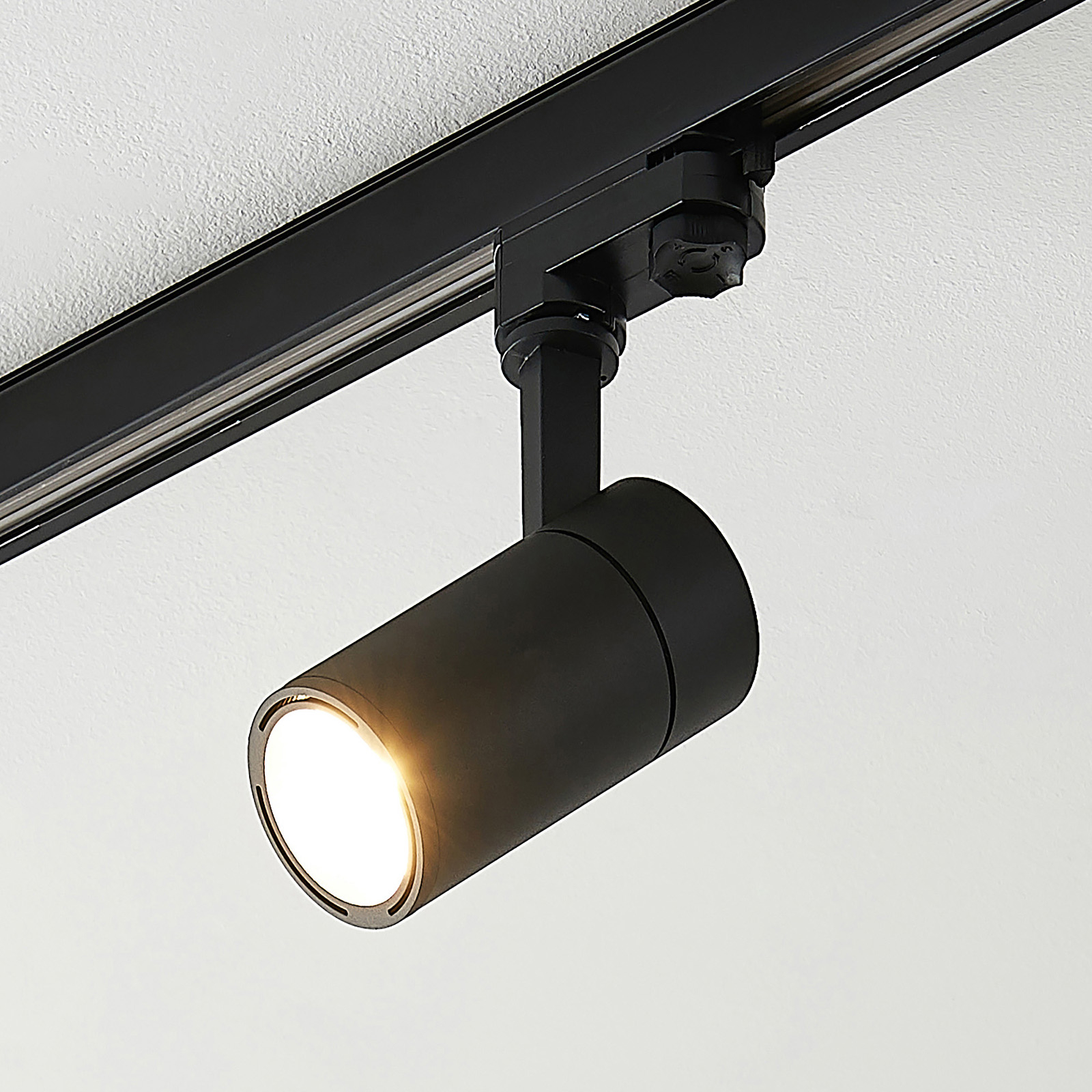 Arcchio Cady LED track spotlight black 15° 12W, for Workroom / Office, aluminium, plastic, 12.5 W, energy efficiency: A+, W: 6.5 cm, H: 22.7 cm
