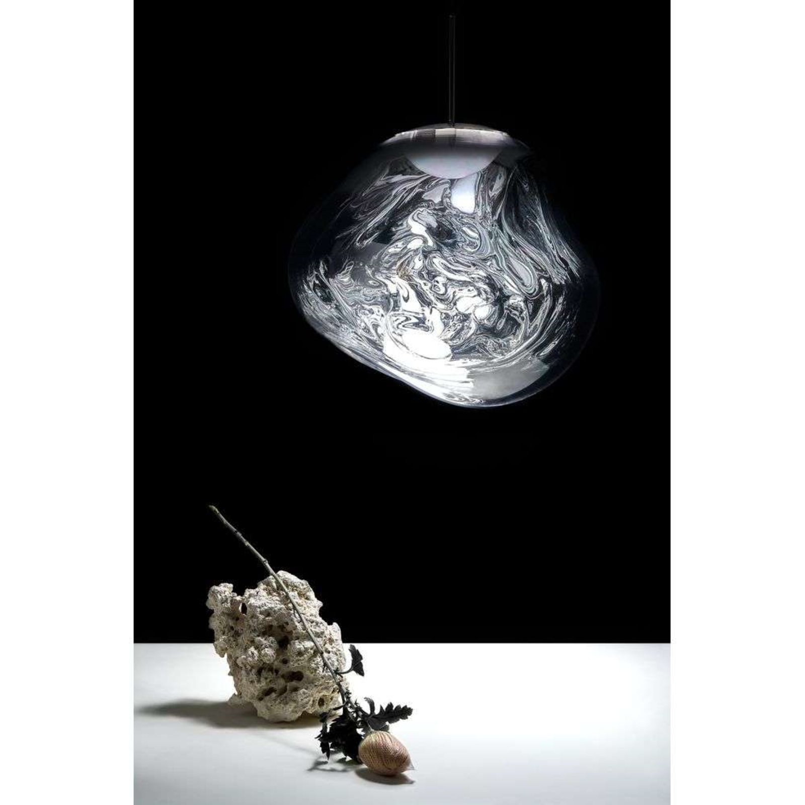 Melt LED Lustră Pendul Smoke - Tom Dixon